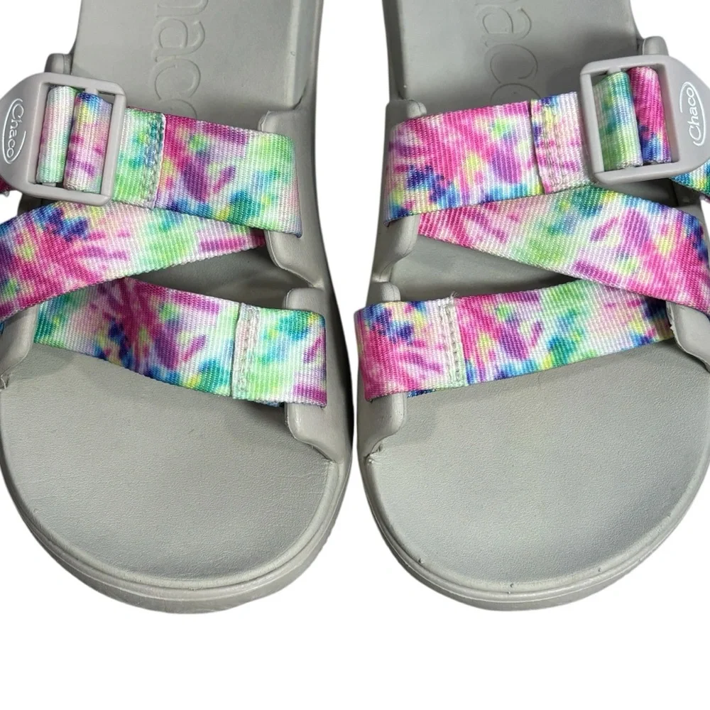 Chacos Chillos Tie‎ Dye Slide Sandals - size 7